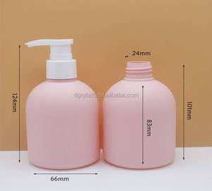 Bouteille personnalisée 24/410 à épaule ronde, ventrue et courte, 200ml 220ml, en HDPE, toucher doux, vide, rose, pour lotion corporelle et crème pour les mains - Product Image 3