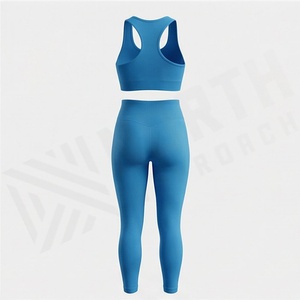 Custom Made Workout New Arrival Yoga Set For Womens Premium <b>Low</b> MOQ Material Gym Fitness Activewear Wholesale Gear <b>Top</b> - Product Image 2