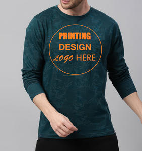 เสื้อยืดฟิตเนสโอเวอร์ไซส์สำหรับผู้ชายเสื้อยืดคอกลมผ้าฝ้ายพิมพ์ลายโลโก้ตามสั่ง100% - Product Image 1