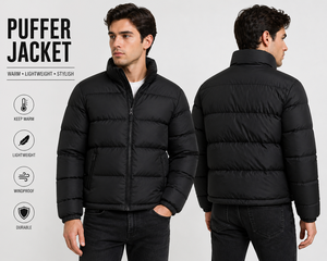 Lightweight insulated jacket crafted with practical winter comfort and sleek styling for casual travel and outdoor cold weather - Product Image 6