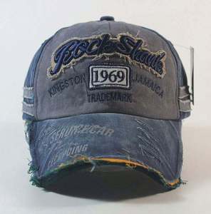 Wholesale Embroidered <b>Baseball</b> <b>Caps</b> 6 Panels Unstructured Low Profile Distressed <b>Cap</b> - Product Image 6