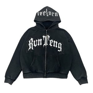 Sweat-shirts en polaire personnalisés pour hommes, chauds et à capuche, pull-overs, approvisionnement en gros OEM, sweats à capuche en polaire pour hommes - Product Image 1