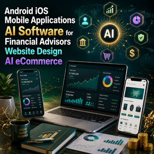 Applications mobiles Android iOS, logiciels ERP et CRM basés sur l'IA pour conseillers financiers, conception de sites Web, plugin WordPress Shopify, e-commerce IA - Product Image 1