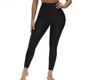 High Waist Full Length Geometric Print <b>Knitted</b> <b>Leggings</b> Sporty Women's All Seasons Stretch Spandex Polyester - Product Image 1
