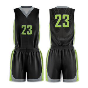 Camiseta de Baloncesto Unisex con Cuello en V, Sublimada Personalizada, Antibacteriana, Transpirable y que Absorbe la Humedad, en Oferta - Product Image 1