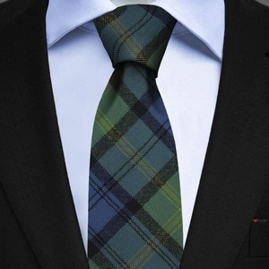 Corbata Escocesa de Tartán para Hombre, Diseño Clásico a Cuadros, Corbata Formal para Boda, Poliéster Premium, Diseño Personalizado del Clan - Product Image 1