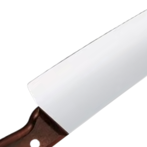 Cuchillo de Chef de Madera de 20 cm, Hoja Afilada de Acero Inoxidable, Mango de Madera Marrón, Cuchillo de Cocina Profesional para Cortar Carne y Verduras - Product Image 5