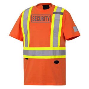 เสื้อกั๊กนิรภัย ANSI Class 1 กันน้ำ 100% โพลีเอสเตอร์ ชุดทำงาน พร้อมป้ายโลโก้แบบกำหนดเอง สีและขนาดตามสั่ง รองรับ OEM/ODM - Product Image 1