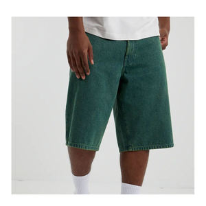 Kivotech fabrica pantalones cortos de mezclilla holgados personalizados de alta calidad para hombre, estilo casual y urbano. - Product Image 6