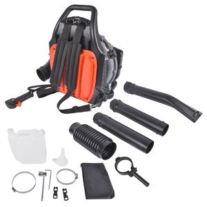 Soffiatore a Benzina Professionale 63CC a 2 Tempi con Zaino, Capacità 1.8L, Velocità 6800 giri/min, Soffiatore d'Aria DC Senza Fili, Supporto OEM - Product Image 1