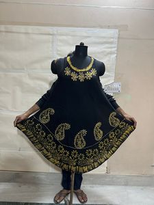 Bohemian <b>Batik</b> Printed Long Umbrella <b>Dress</b> - Product Image 2