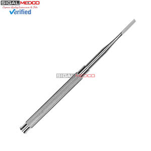 Cinceles para Hueso No. 2 Instrumentos Quirúrgicos Dentales Ortopédicos Volaris Economy de Acero Inoxidable con Punta de 4 mm y 6.75 Pulgadas para Cortar y Dar Forma a Huesos - Product Image 2