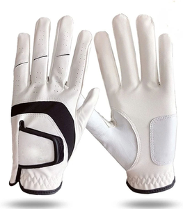 Gants de golf en cuir véritable 100 % les plus vendus, logo personnalisé, design moderne, antidérapants, respirants, prix de gros, faible MOQ - Product Image 2