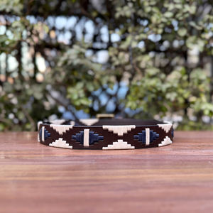 Cinturón de Polo de Cuero de Búfalo con Hilo Encerado, Hebilla de Aleación de Zinc, Color Personalizado, Unisex, Acabado a Mano, Calidad Premium, Duradero, 35MM - Product Image 5