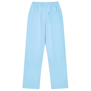 Pantalon large pour homme en gros, taille élastique personnalisée avec cordon de serrage, coupe droite décontractée, poches latérales, poche plaquée arrière, style décontracté - Product Image 3