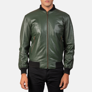 High Quality <b>Men</b> <b>Long</b>-Length Leather Jacket Winter Stand Collar Genuine Leather Custom Logo Durable Stylish Streetwear <b>Coat</b> - Product Image 1