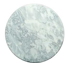 Bandeja Giratoria de Mármol Blanco para Encimera de Cocina, Organizador Giratorio - Product Image 1