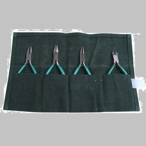 High Quality <b>Plier</b> <b>Set</b> in Canvas Wallet use for jewellery making tool whole sale lowest price best product for jewellery making - Product Image 3