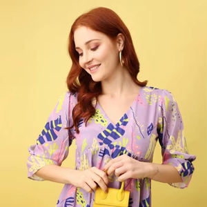 Vestido midi de nuevo diseño y la mejor calidad. Adorable y muy favorecedor para todas las formas y tallas del cuerpo. Hermoso vestido corto para mujer. - Product Image 1