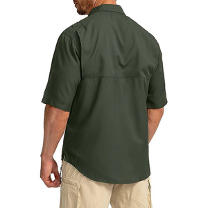 Chemise de pêche à manches longues avec logo personnalisé, très vendue, protection UPF 50+, séchage rapide, polyester, vêtements de pêche performants - Product Image 5