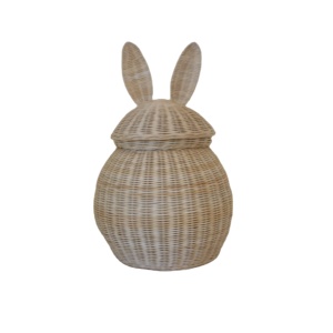 Cesta de Almacenamiento Multiusos de Ratán Natural con Forma de Animal, Ecológica, de Lujo y Bonita - Product Image 1