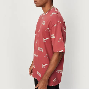 Camiseta Moderna de Secado Rápido, Ecológica, con Logotipo Grande, Cuello Redondo, para Hombre, Estilo Casual, 100% Algodón, Hombros Regulares, Estilo Urbano - Product Image 2