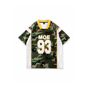 Jersey de Fútbol Americano Personalizado con Nombre y Número, Camuflaje Forestal, Ropa Deportiva Transpirable y Ligera de Alto Rendimiento, de Fábrica - Product Image 2