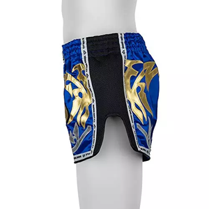 Shorts de boxe Muay Thai personnalisés en gros pour hommes et femmes, style décontracté, respirants, 100 % polyester, séchage rapide, taille élastique - Product Image 2