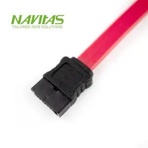 Internal Straight SATA to SATA 90 Degree 7 Pin Wire Harness