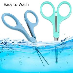 Wholesale Eyebrow Scissors For Beauty Supply Businesses Professional Stainless Steel Brow Trimming Tool For Daily Grooming - Product Image 4