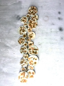 งานศิลปะตกแต่งผนังทำมือลายดอกไม้ขนาด 100 ซม. ขอบไม่เรียบ สีทองโบราณ คอลเลคชั่นดีว่า ความต้องการสูง ของตกแต่งบ้าน - Product Image 6