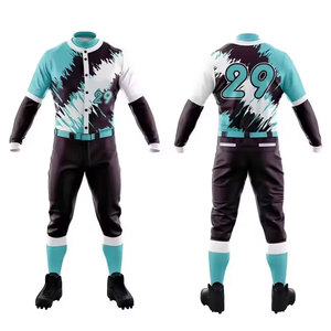 Uniforme de baseball de bonne qualité, ensemble d'uniformes de baseball de qualité supérieure pour équipes, vente en gros et uniformes de baseball à bas prix - Product Image 1