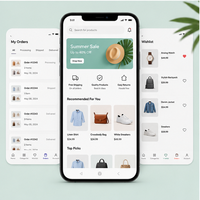 WISE HUSTLERS Aplikasi Seluler E-Commerce Keuangan Bisnis Cerdas Profesional untuk Perusahaan, Stok Multi-bahasa MAC/Linux