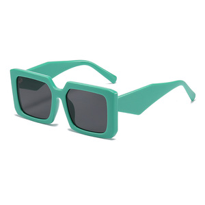 2025 High Quality <b>Square</b> Glasses Fashionable Large Frame <b>Square</b> Women's <b>Sunglasses</b> 9853 - Product Image 3