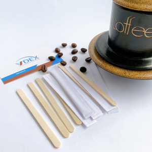 Varilla agitadora de madera biodegradable hecha de madera de Magnolia 90mm 140mm 190mm de largo grado alimenticio - Product Image 5