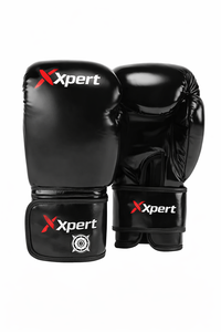 Gants de boxe Fighter By Xpert MMA Kick Boxing avec sangle de poignet réglable en PU - Product Image 3