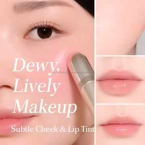 Balsamo per Labbra e Guance Effetto Pelle di Vetro OEM Coreano, Crema Blush per Trucco Luminoso - Product Image 2