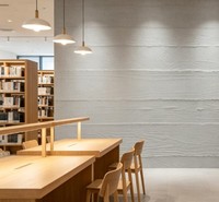 Tuile souple en béton moulé sur bois, panneau mural texturé anti-fissures pour projets commerciaux