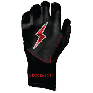 ถุงมือตีเบสบอลรุ่น Replica Bruce Bolt Premium Pro Black Series แบบข้อมือยาว สีชมพูและสีเขียวอมฟ้า ทำจากหนัง Cabretta 100% หนา 0.9 มม. - Product Image 4