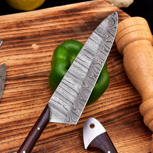 Ensemble de couteaux de cuisine en acier Damas, collection culinaire professionnelle pour cuisines domestiques, restaurants, services de restauration - Product Image 6