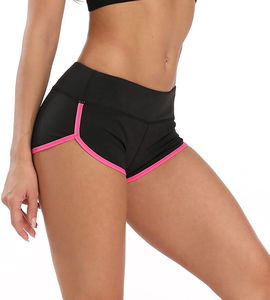 Shorts Casuales de Cintura Alta para Mujer, Sexy, Elásticos, en Blanco y Negro, Shorts de Verano a la Moda, Mini Shorts Casuales, Venta al Por Mayor Personalizada - Product Image 3