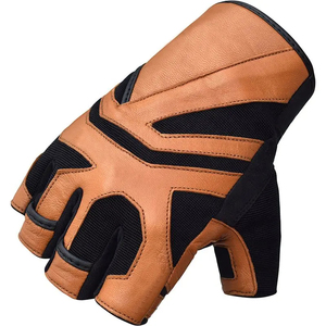 Gants d'entraînement imperméables en spandex à demi-doigts pour hommes et femmes, respirants, antidérapants, avec fermeture auto-agrippante, pour le badminton et le tennis - Product Image 5