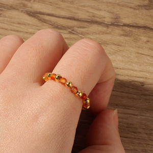 Vintage Women's Mini Beaded <b>Jade</b> <b>Ring</b> - Product Image 1