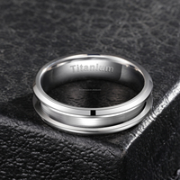 POYA Nie Verblassende Metallische Farbe 8mm 6mm 4mm Paar-Eheringe Titan-Ringrohlinge DIY-Schmuck