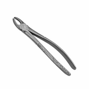 Forceps d'extraction dentaire pédiatrique modèle anglais 39C en acier inoxydable, instrument de chirurgie buccale pour l'élimination des dents, outil de précision - Product Image 1