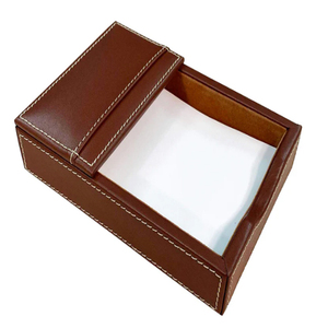 White Crocodile Embossed Leather <b>Memo</b> Holder Leather <b>Memo</b> <b>Pad</b> Holder With Crocodile Texture - Product Image 4