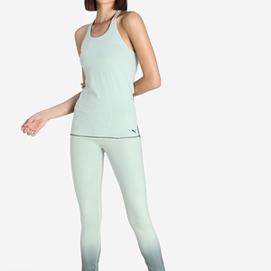 Camiseta de yoga de punto para mujer de primera calidad, color sólido, que absorbe la humedad, transpirable, de corte ajustado, hecha en Bangladesh. - Product Image 1