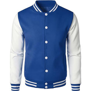 Chaquetas de Béisbol de Moda Otoñal para Hombre, Manga Larga, Cuello Alto, Chaquetas Holgadas, Abrigos Deportivos Casuales con Botones - Product Image 1