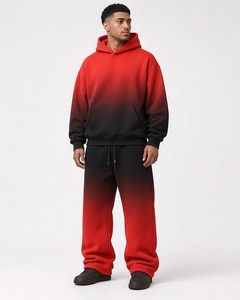 Conjunto Deportivo Personalizado Azul Marino con Sudadera con Cierre Frontal de Felpa de Algodón y Pantalones Deportivos de Pierna Recta - Product Image 3