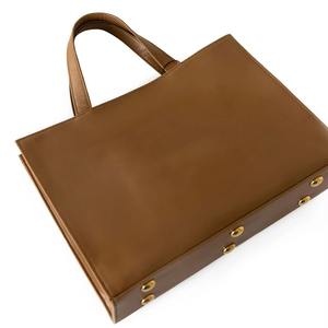 Custom Fashion Designer PU Leather Unisex Casual <b>Tote</b> Bags with Zipper Closure Waterproof Removable Strap - Product Image 5